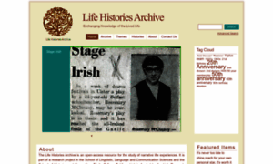 Lifehistoriesarchive.com thumbnail