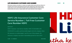 Lifeinsurancecustomercarenumber.blogspot.com thumbnail