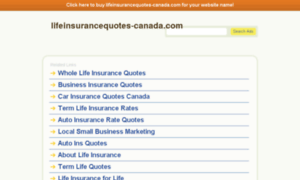 Lifeinsurancequotes-canada.com thumbnail