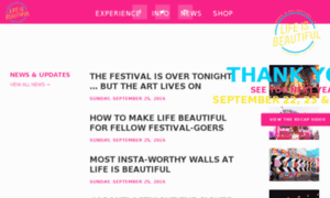 Lifeisbeautifulfestival.com thumbnail