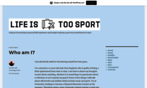 Lifeistoo.sport.blog thumbnail