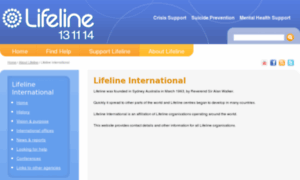 Lifeline-international.org thumbnail