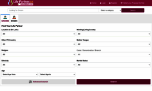Lifepartner.lk thumbnail