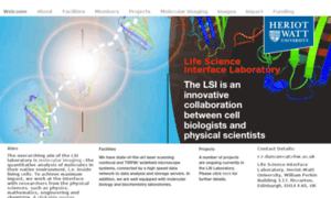 Lifescienceinterface.hw.ac.uk thumbnail