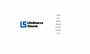 Lifesourcechurch.churchcenter.com thumbnail