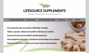 Lifesourcesupplements.co.uk thumbnail