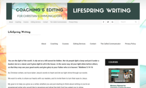 Lifespringwriting.com thumbnail