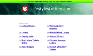 Lifestyleslottery.com thumbnail