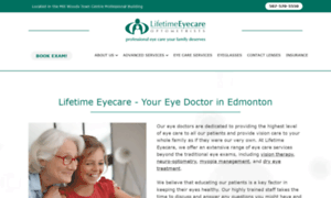 Lifetime-eyecare.ca thumbnail