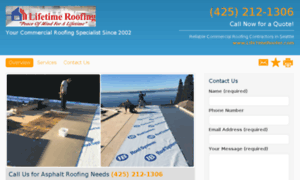 Lifetimecommercialroofingwa.com thumbnail