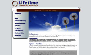 Lifetimefinancialadvisers.co.uk thumbnail