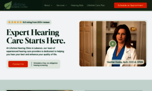 Lifetimehearingclinic.com thumbnail