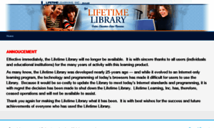 Lifetimelearning.com thumbnail