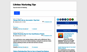 Lifetimemarketingtips.blogspot.com thumbnail