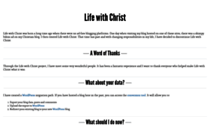 Lifewithchrist.org thumbnail