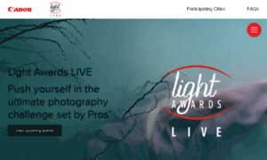 Lightawards.canon.com.au thumbnail