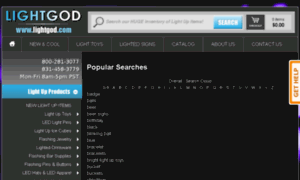 Lightgod.ecomm-search.com thumbnail