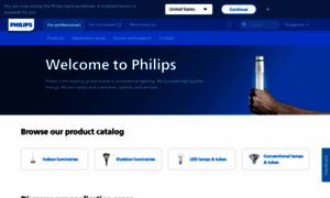 Lighting.philips.com.sg thumbnail