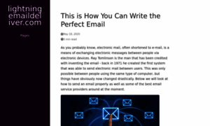 Lightningemaildeliver.com thumbnail