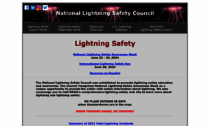 Lightningsafetycouncil.org thumbnail