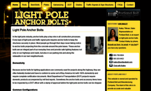 Lightpoleanchorbolts.com thumbnail