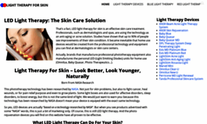 Lighttherapyforskin.com thumbnail