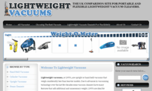 Lightweightvacuums.co.uk thumbnail