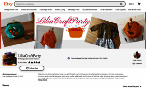 Liliacraftparty.etsy.com thumbnail