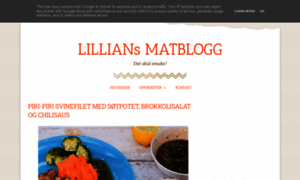 Lilliansmatblogg.no thumbnail