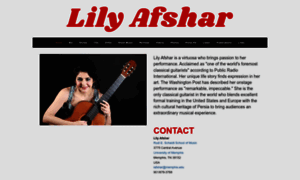 Lilyafshar.com thumbnail