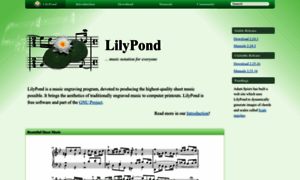 Lilypond.org thumbnail
