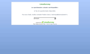 Limesurvey.planet.fr thumbnail