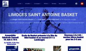 Limogessaintantoine-basket.fr thumbnail