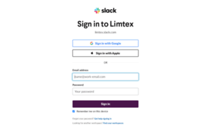 Limtex.slack.com thumbnail