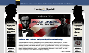 Lincolnandchurchill.org thumbnail