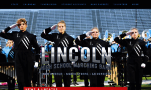 Lincolnband.org thumbnail