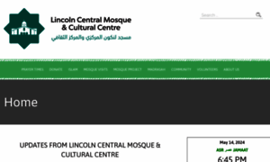 Lincolncentralmosque.org.uk thumbnail