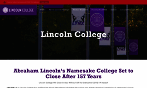 Lincolncollege.edu thumbnail