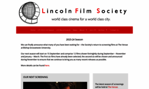 Lincolnfilmsociety.com thumbnail