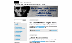 Lincolninstitute.wordpress.com thumbnail