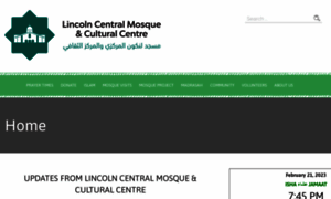 Lincolnmosque.com thumbnail