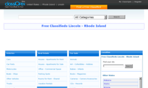 Lincolnrhodeisland.classiopen.com thumbnail