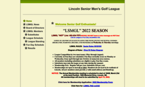 Lincolnseniorgolf.com thumbnail