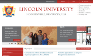 Lincolnuniversityedu.us thumbnail