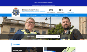 Lincs.police.uk thumbnail