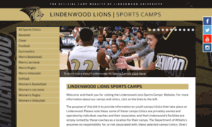 Lindenwoodlionscamps.com thumbnail