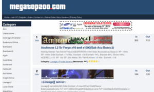Lineage2.megatop200.com thumbnail
