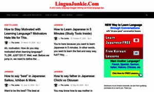 Linguajunkie.com thumbnail