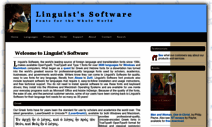 Linguistsoftware.com thumbnail