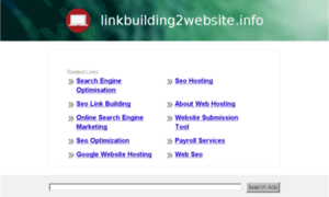 Linkbuilding2website.info thumbnail